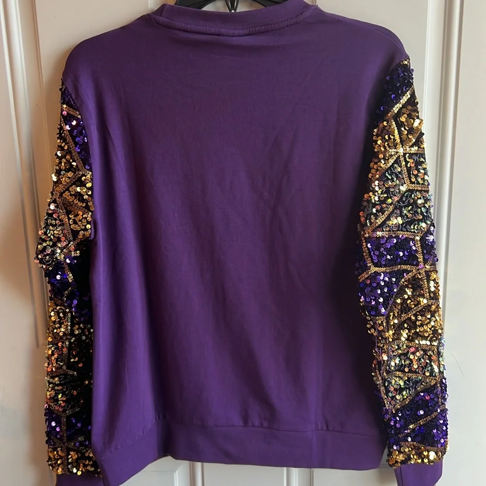 NWT MARDI GRAS LONG SLEEVE SHIRT - Picture 4 of 4